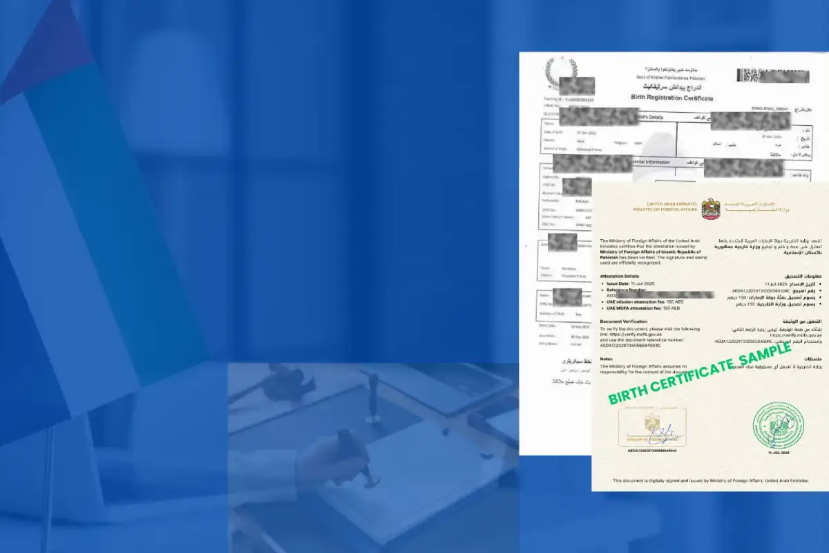 birth certificate attestation