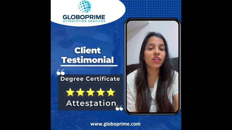 Degree Attestation UAE Client Testimonial