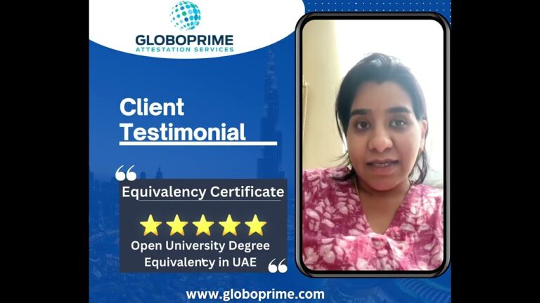 Open University Degree Equivalency in UAE